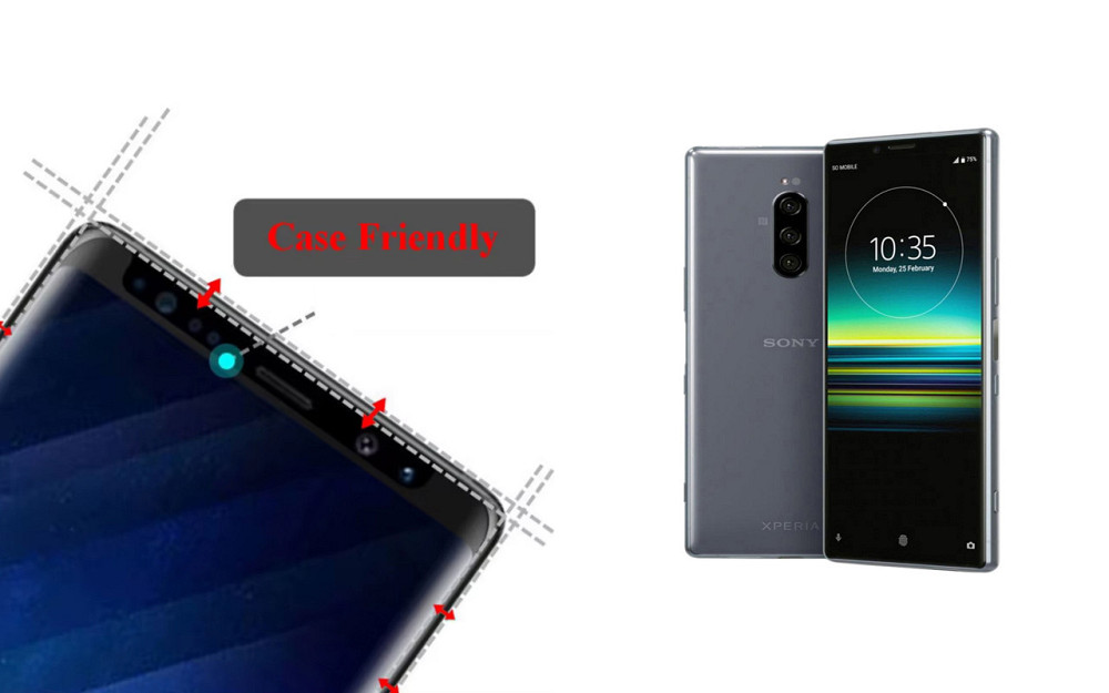 Захисне скло HyperGlass Pro для Sony Xperia 1 J9110 – максимальна чутливість та захист Київ - фото 4