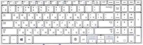 Клавиатура для ноутбука Samsung (355V5C, 350V5C, NP355V5C, NP355V5C-A01) White, (No Frame), RU Вінниця