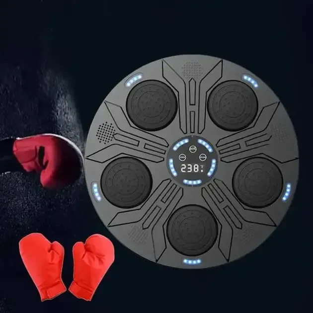 Настенный тренажер электронная мишень музыкальная для бокса с перчатками New Коломыя - изображение 3