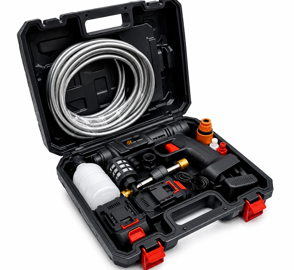Аккумуляторная мойка высокого давления LEO TOOLS 36V + 2 аккумулятора (Польша) Киев - изображение 9