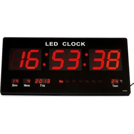 Цифровий LED-годинник 3615 червоний 3788 Київ