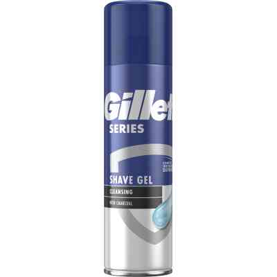 Гель для бритья Gillette Series Очищающий с углем 200 мл (7702018619757) Винница