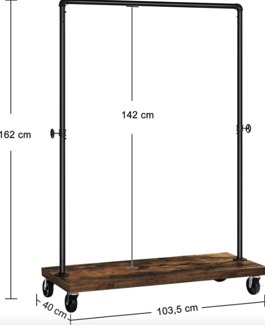 Стійка-вішалка для одягу та взуття Leobert Vintage у стилі Loft Киев - изображение 3