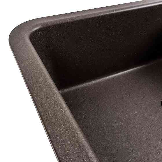 PLATINUM Гранітна мийка для кухні Platinum 7850 CUBE матова Темна скеля Київ