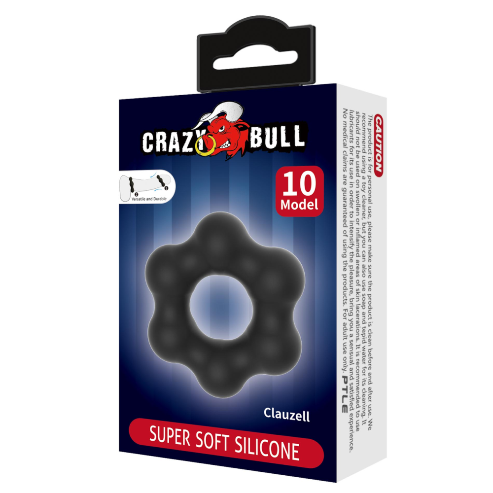 Эрекционное кольцо Crazy Bull №10 - CLAUZELL Super Soft, BI-210352 Sex Aura Киев - изображение 7