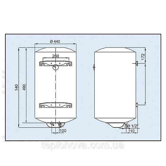 Водонагрівач LEOV EL 50 l Чернівці