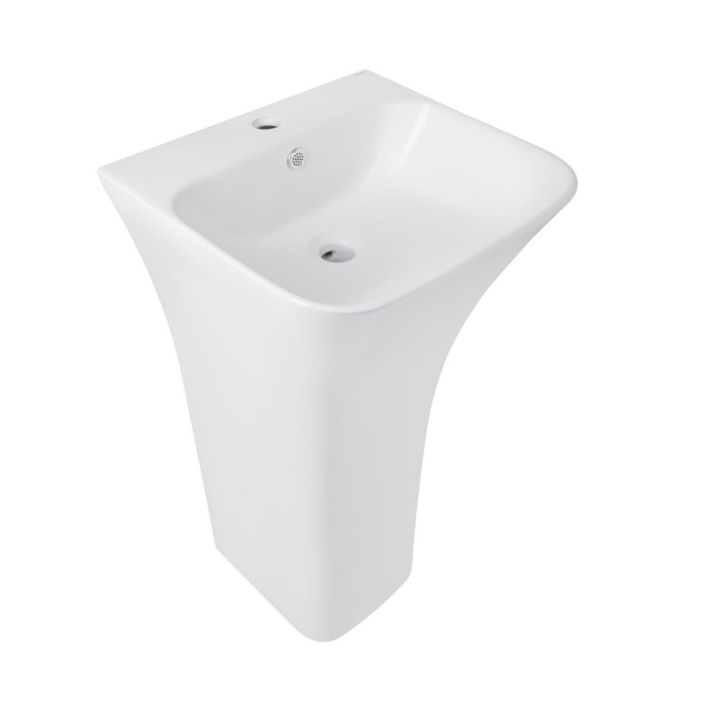 Раковина підлогова моноблок Qtap Crow 445x420x840 White QT0511G315WN Київ - фото 1