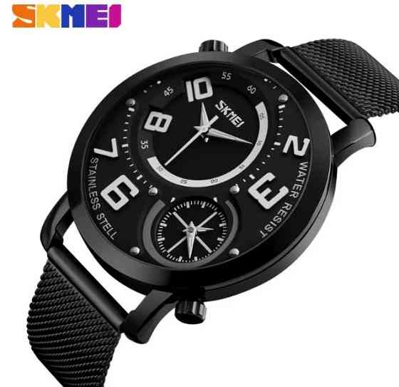 Мужские наручные часы Skmei Moon 9168 Черные Винница