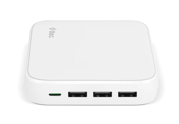 Мережевий зарядний пристрій Ttec SmartCharger Quattro GaN USB-C/USB-A 65 W White (2SCG02B) Білий Харьков - изображение 3