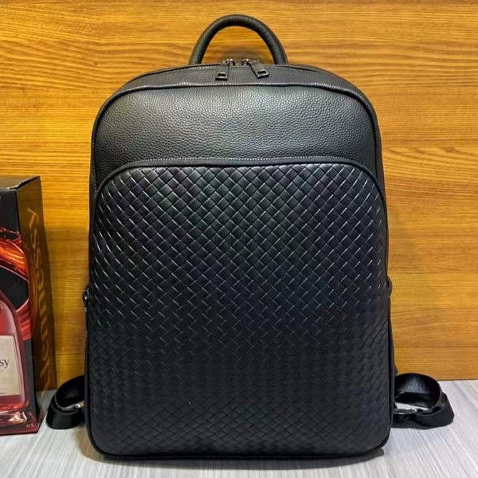 Городской мужской кожаный рюкзак, практичный рюкзак портфель для парня, мужчины Tiding Киев - изображение 2