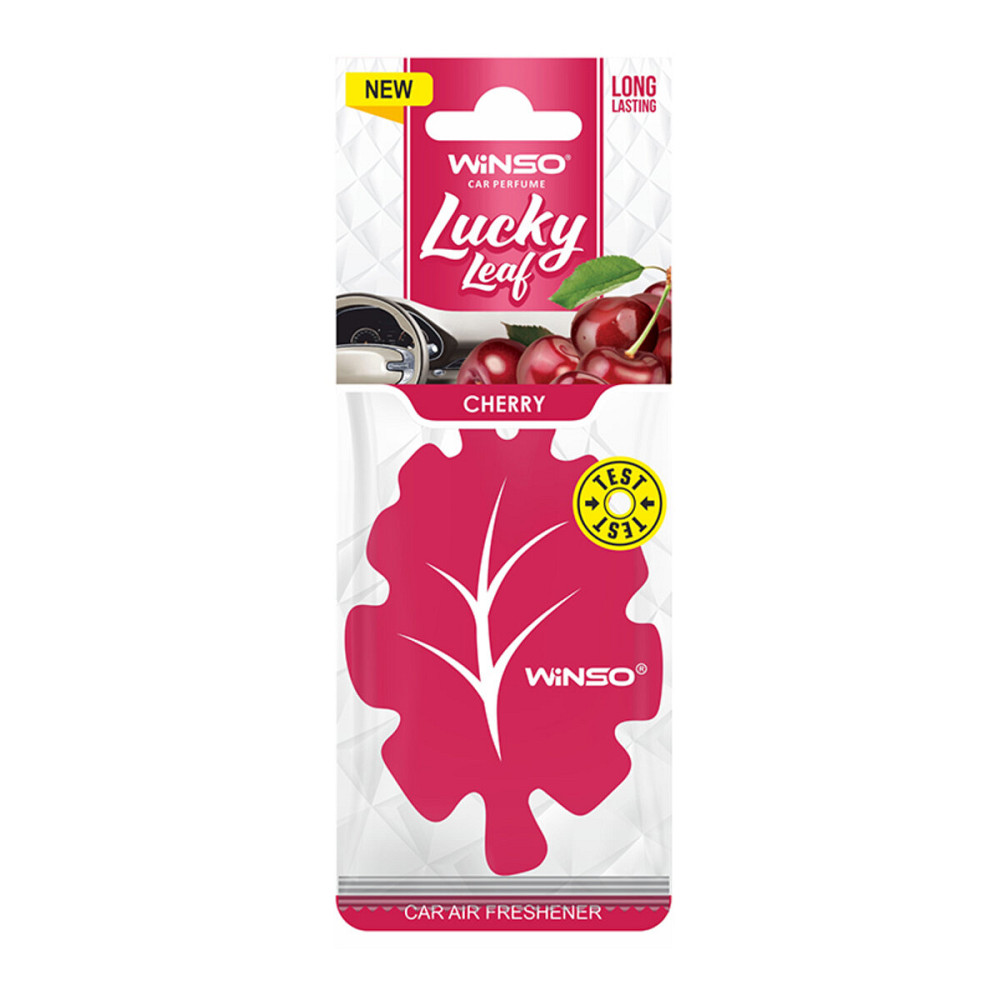 Освежитель воздуха WINSO Lucky Leaf, целлюлозный ароматизатор, Cherry Київ - фото 1