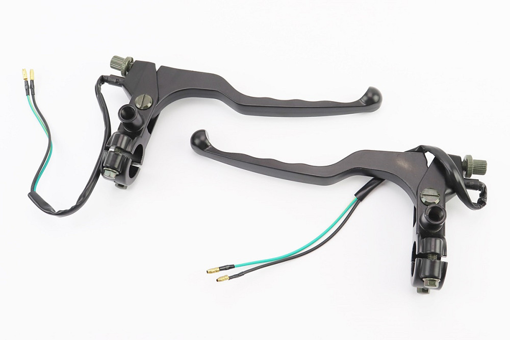 Важелі керма ліве, праве з кріпленням під дзеркало, к-кт 2шт (М10 права) МОТО CG/CB Киев - изображение 1