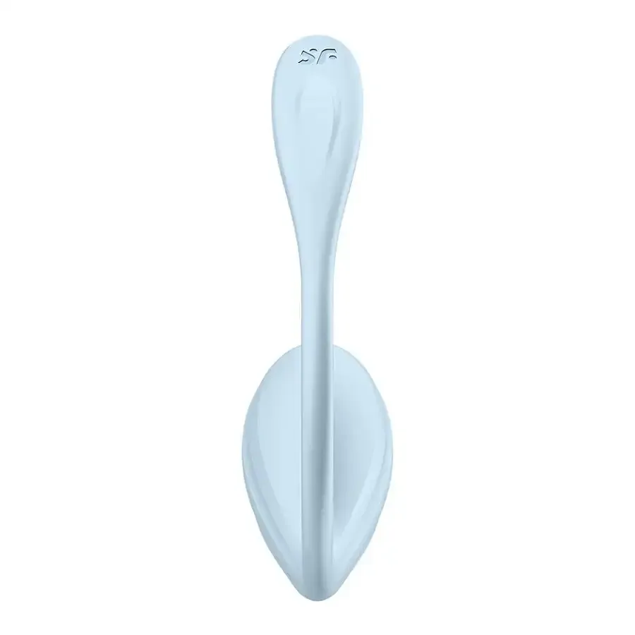 Віброяйце Satisfyer Smooth Petal Connect App Light Blue Львів - фото 5