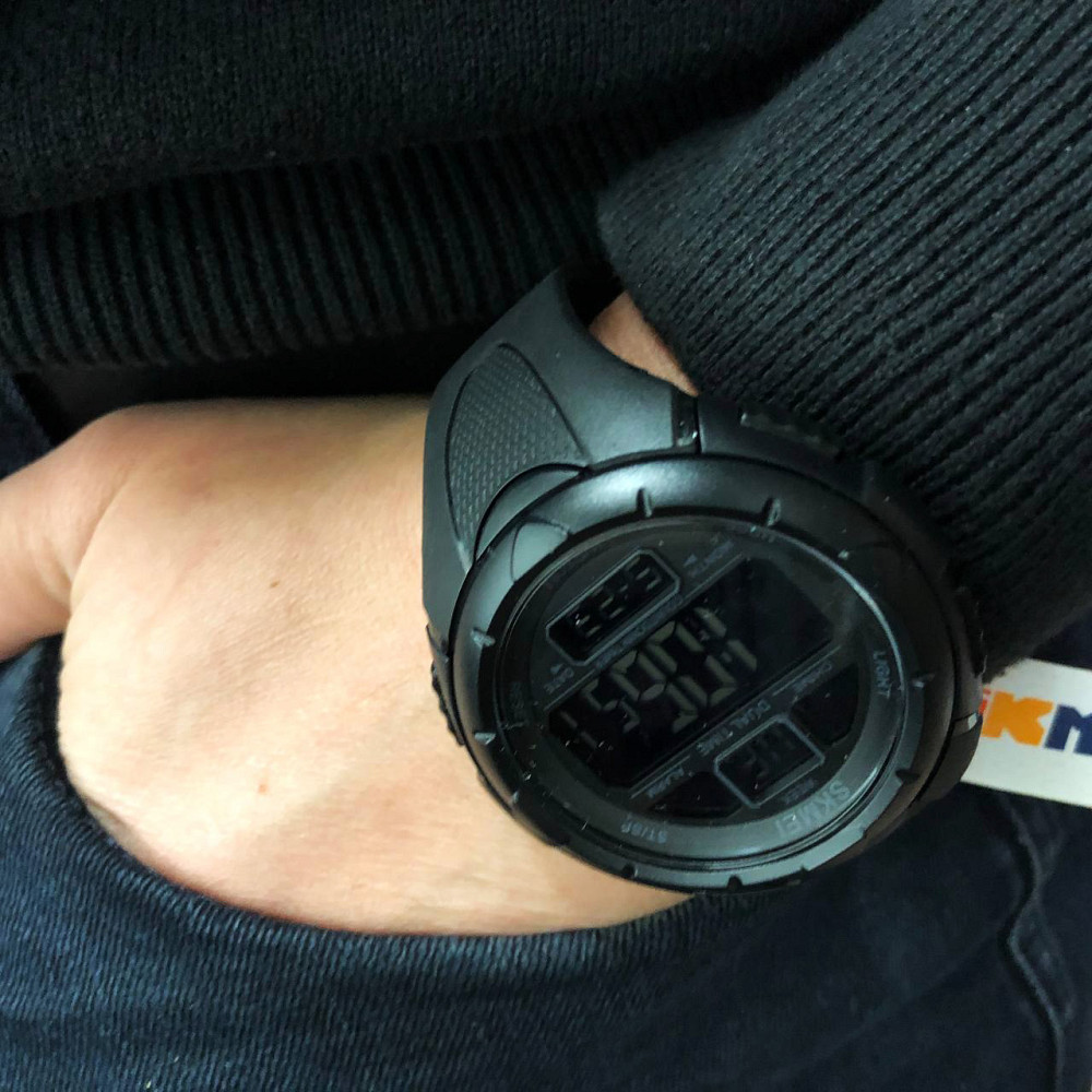 Водонепроникні наручні електронні годинники для чоловіків SKMEI, Нові командирські годинники KR-15 Львів - фото 4