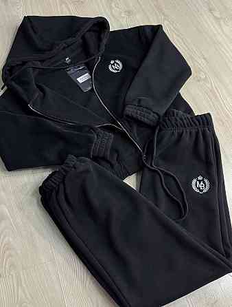 Костюм жіночий Joy One 80990 утеплений на флісі худі зі штанами чорний, чорний, M Київ