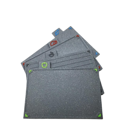 Набір дошок кухонних (4 дошки + підставка) пластик MR-1787G Maestro Житомир - изображение 3