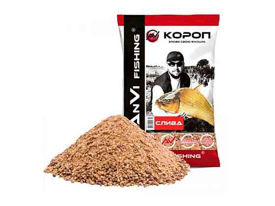 Принада для лову риби Короп СЛИВА 1 кг. ТМ ANVI-FISHING Solmir Киев