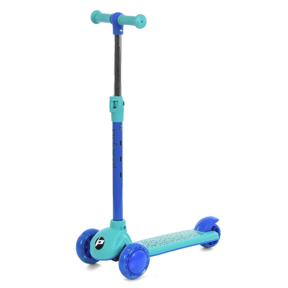 Самокат детский трехколесный JR3-139-BL, колеса со светом Винница - изображение 1