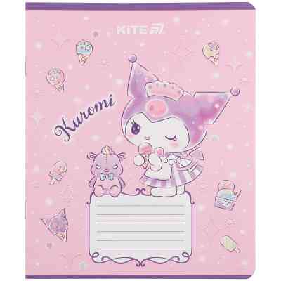 Тетрадь Kite Kuromi, 12 листов, клетка (HK25-232-3) Винница