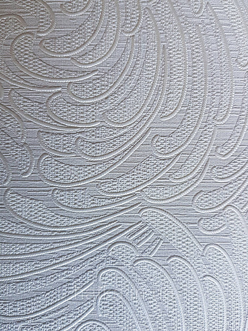 Обои метровые виниловые на флизелине Grandeco Poeme геометрия абстракция мазки веер белые молочные серебристые Киев - изображение 3