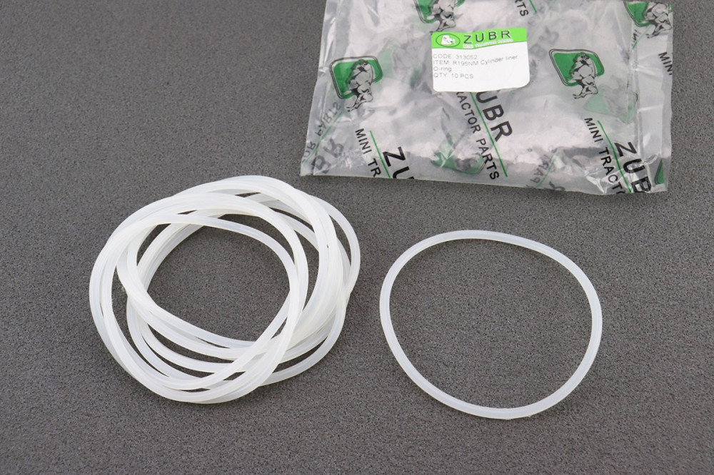 Кільце (манжет) ущільнювальне гільзи к-кт 10шт, білі R195NM Київ - фото 1