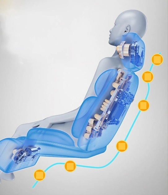 Массажное кресло-накидка для тела Benbo AM-607E накидка с подогревом Винница - изображение 8