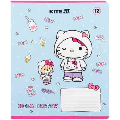 Тетрадь Kite Hello Kitty, 12 листов, клетка (HK25-232-1) Винница