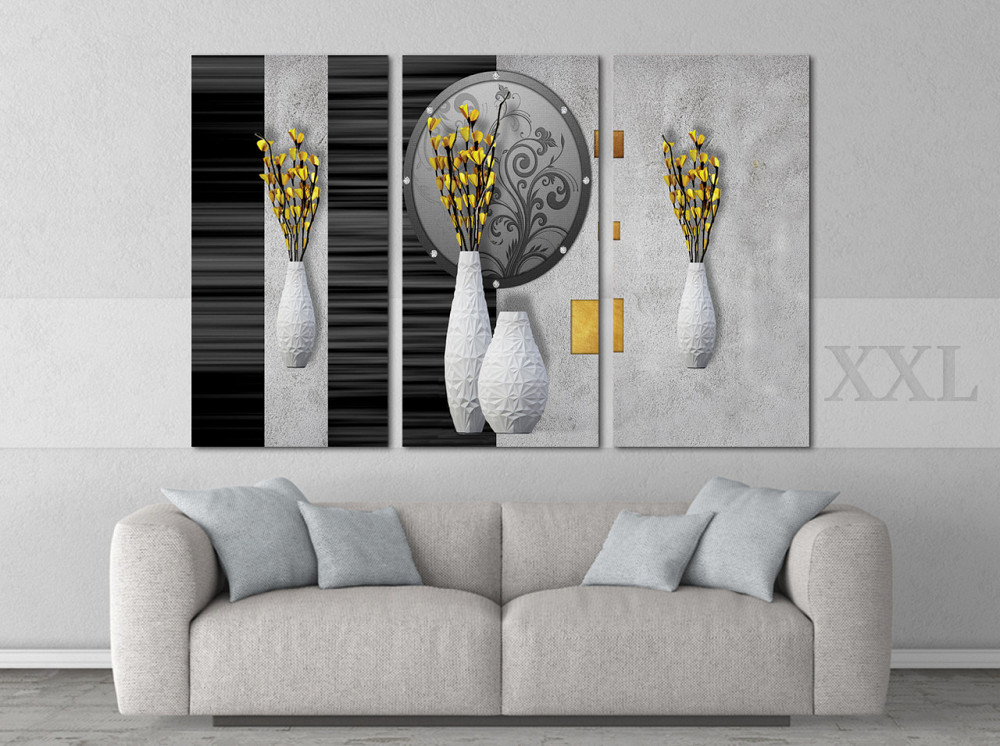Модульна картина Абстракція Квіти Art-210_XXL Київ - фото 2