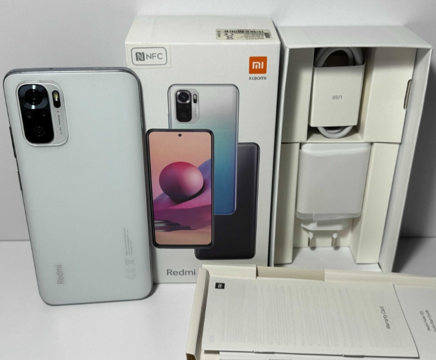 Смартфон Xiaomi Redmi Note 10S 6/128GB Pebble White NFC Киев - изображение 8
