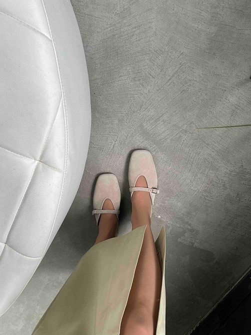 Olli Шльопанці жіночі літні із закритим носком, натуральна замша кавові OLLI Л-4-0072 р. 36-40 Коломия - фото 3