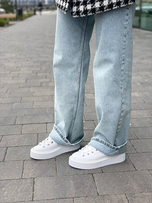 Molly Кроссовки женские MOLLY белые натуральная кожа 37-39 размеры (5379) Коломыя - изображение 1