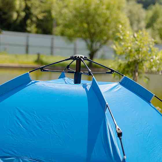 Автоматическая палатка для рыбалки и походов 2x2 м, голубая Киев
