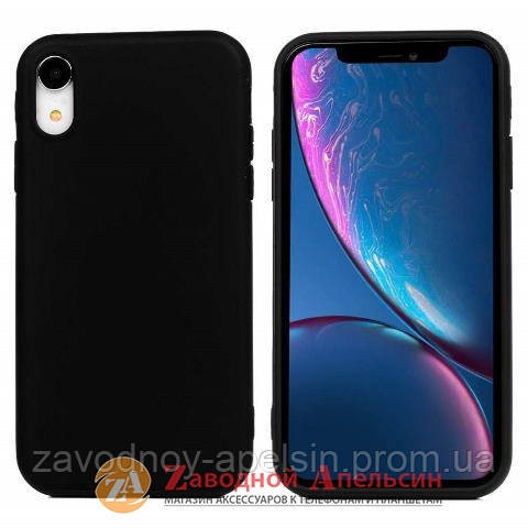 IPhone XR силіконовий чохол Grand black Одеса - фото 1