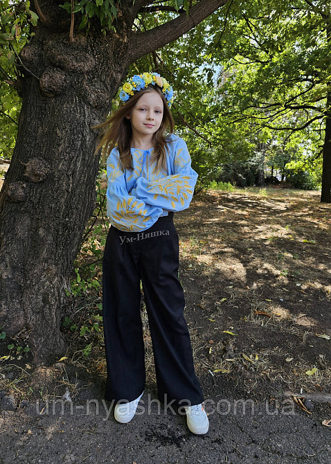 Вышиванка натуральная  для девочки с колосками Кривой Рог - изображение 5