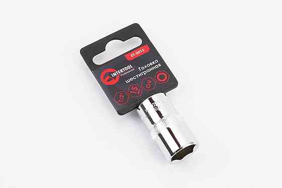 Головка торцева 6-гранна 1/2" 15х38мм CrV ET-0015 Київ