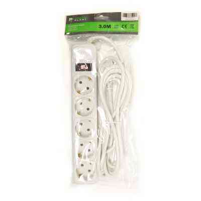 Мережевий фільтр живлення PowerPlant 3 м, 5 розеток, евростандарт (JY-1056/3) (PPSA10M30S5) Вінниця