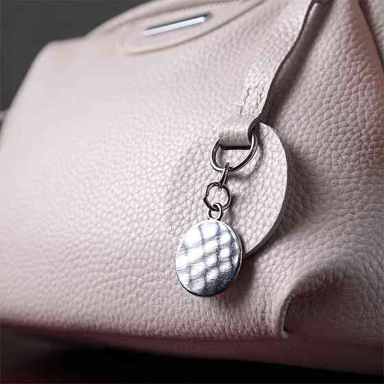 Элегантная сумка на два отделения из натуральной кожи Белый (Vintage) Киев