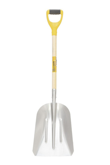 Лопата совкова MASTERTOOL 280х380х1100 мм сніг/зерно з алюмінію з дерев'яною ручкою та держаком 14-6279 Ровно - изображение 1