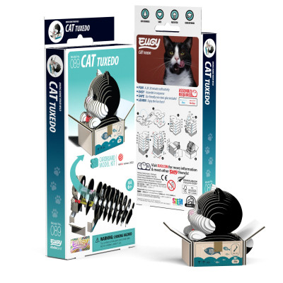 Пазл Eugy 3D Зоопарк Кошеня чорно-біле (XEG-089) Вінниця - фото 3