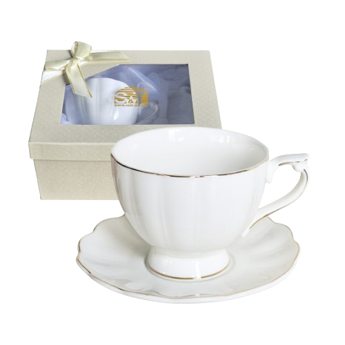 Набір чайний Лауретта (ч.240мл + блюдце d14см) S&T Житомир - изображение 1