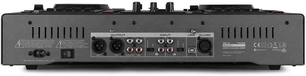 VONYX Dual Twin CD USB-плеєр DJ Настільний мікшер з Bluetooth Jog Wheels Німеччина Рівне - фото 6