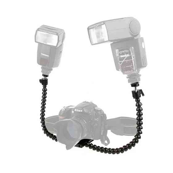 Гнучкий тримач для двох ламп та телефону камери AC Prof DU-2 Київ