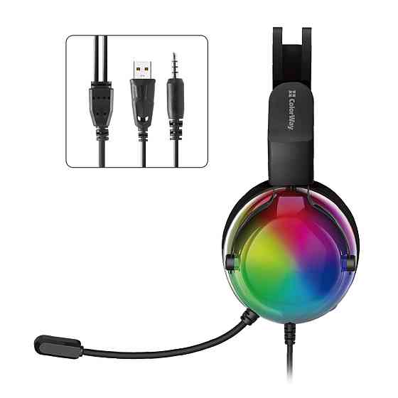 Гарнітура ColorWay Firestrike RGB Black (CW-HPG04BK) ( 25378 ) Харьков