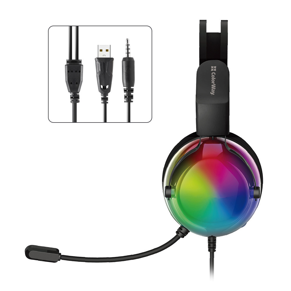 Гарнітура ColorWay Firestrike RGB Black (CW-HPG04BK) ( 25378 ) Харьков - изображение 2