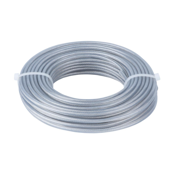 Ліска для тримера d2,4мм 15м зріз/круг з алюмінієвим кордом SIGMA Житомир