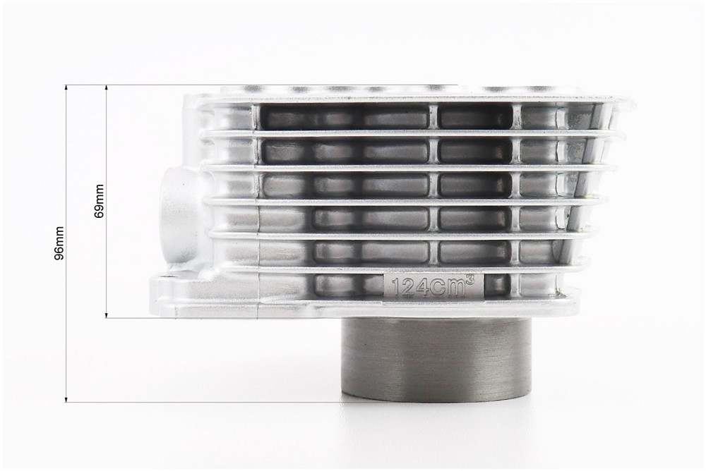 Циліндр к-кт (ЦПГ) 125cc Ø56,5мм, висота 69/96мм, палець 15мм FENGRI Київ - фото 5