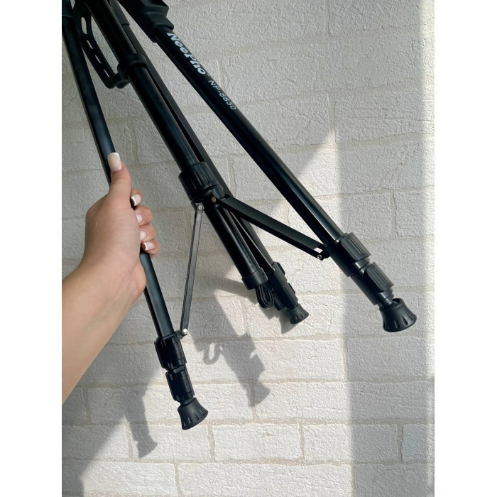 Штатив тренога NeePho NP-8830 не съемная площадка + держатель + пульт + чехол (54-155см) Черный Винница - изображение 4