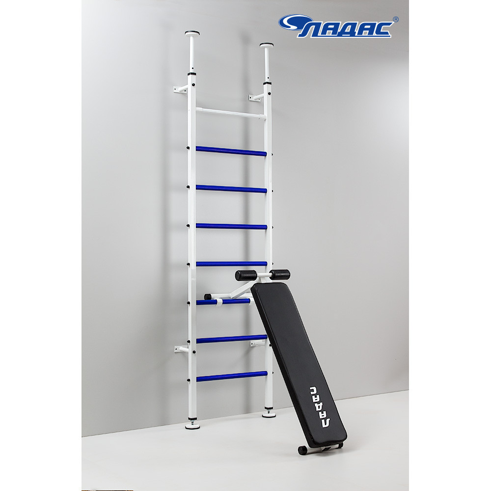 Шведська стінка Demos White для дітей та дорослих посилена металева для всієї родини до 120 кг Кам'янське - фото 3