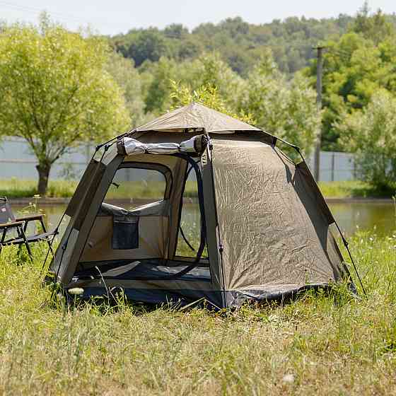 Автоматическая палатка на 3 места с тентом Camping Lugi Киев