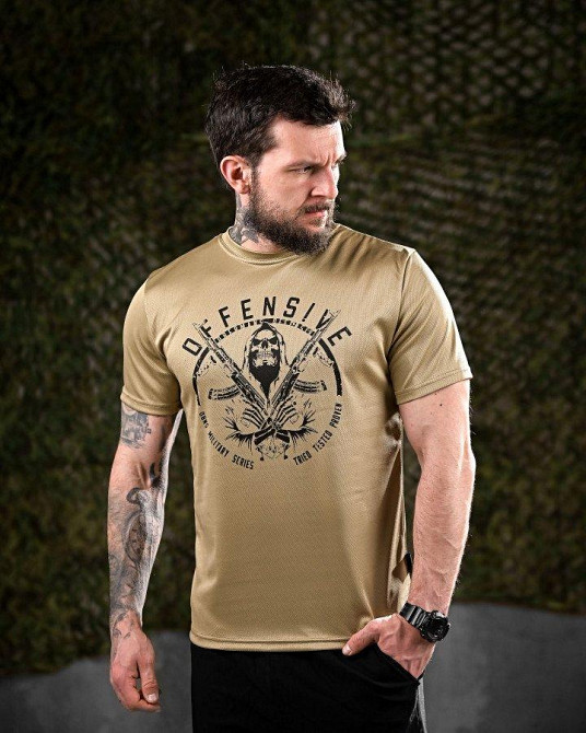 Тактическая потоотводящая футболка OBLIVION  Defensive ДЛ6535 Одесса - изображение 2